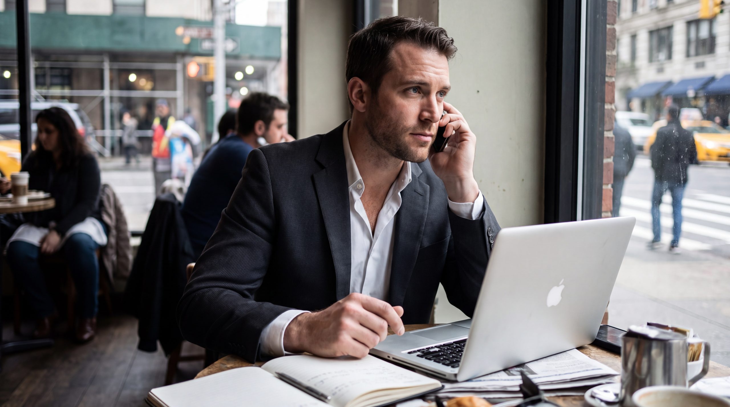 Mindset de conquête : agent immobilier confiant transformant un refus en victoire